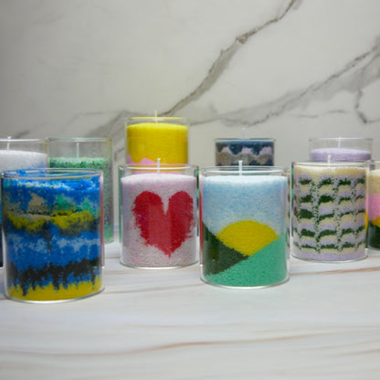 Plow & Hearth Sand Art Candle Kit