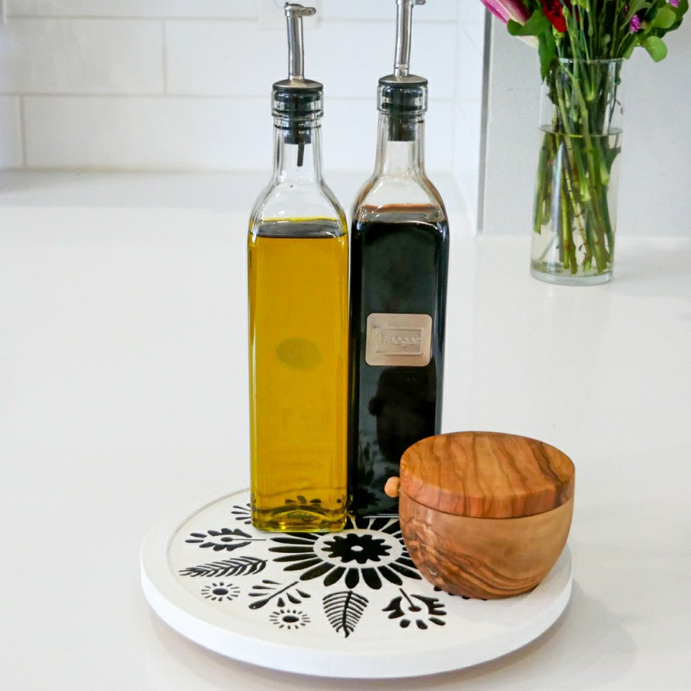 Plow & Hearth Bamboo Turntable Kit