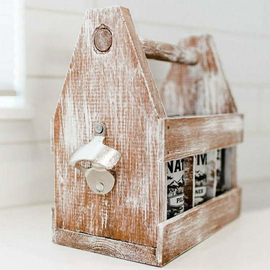 Plow & Hearth Weathered Wood Caddy Kit