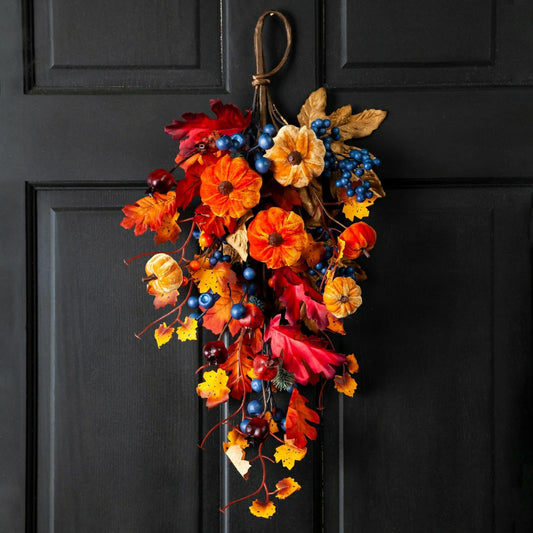 Plow & Hearth Harvest Pumpkin Wall Hanger