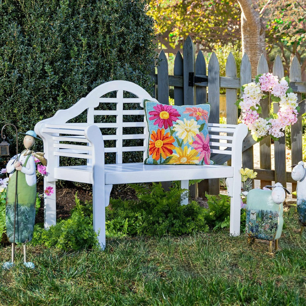 Plow & Hearth Pink Hydrangea Wreath