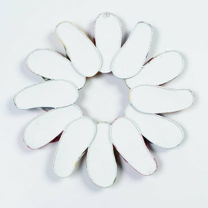 Plow & Hearth Boho Style Summer Flip-Flop Metal Wreath