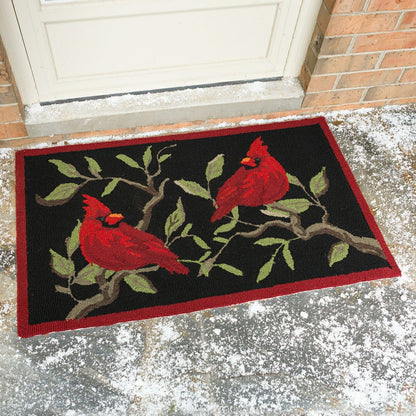 Plow & Hearth Indoor/Outdoor Cardinal Accent Rug
