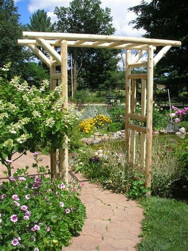 Plow & Hearth Outdoor Wooden Arbor
