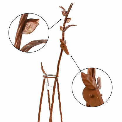 Plow & Hearth Rustic Reindeer, Set of 3