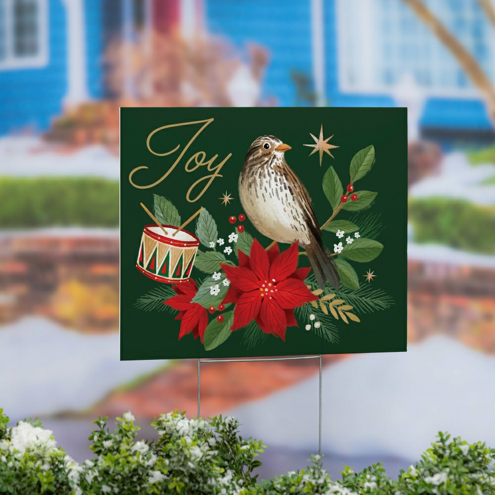 Plow & Hearth Joy COROPLAST Yard Sign, 24"x18"