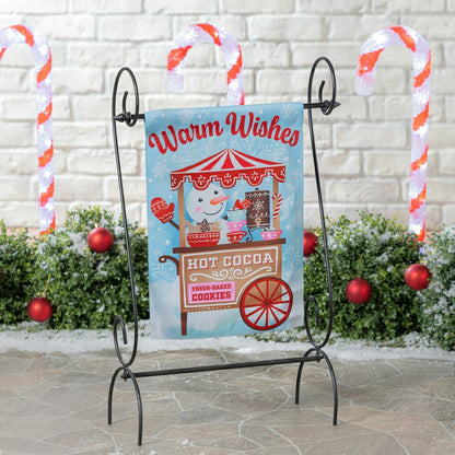 Plow & Hearth Baking Spirits Bright Suede Garden Flag