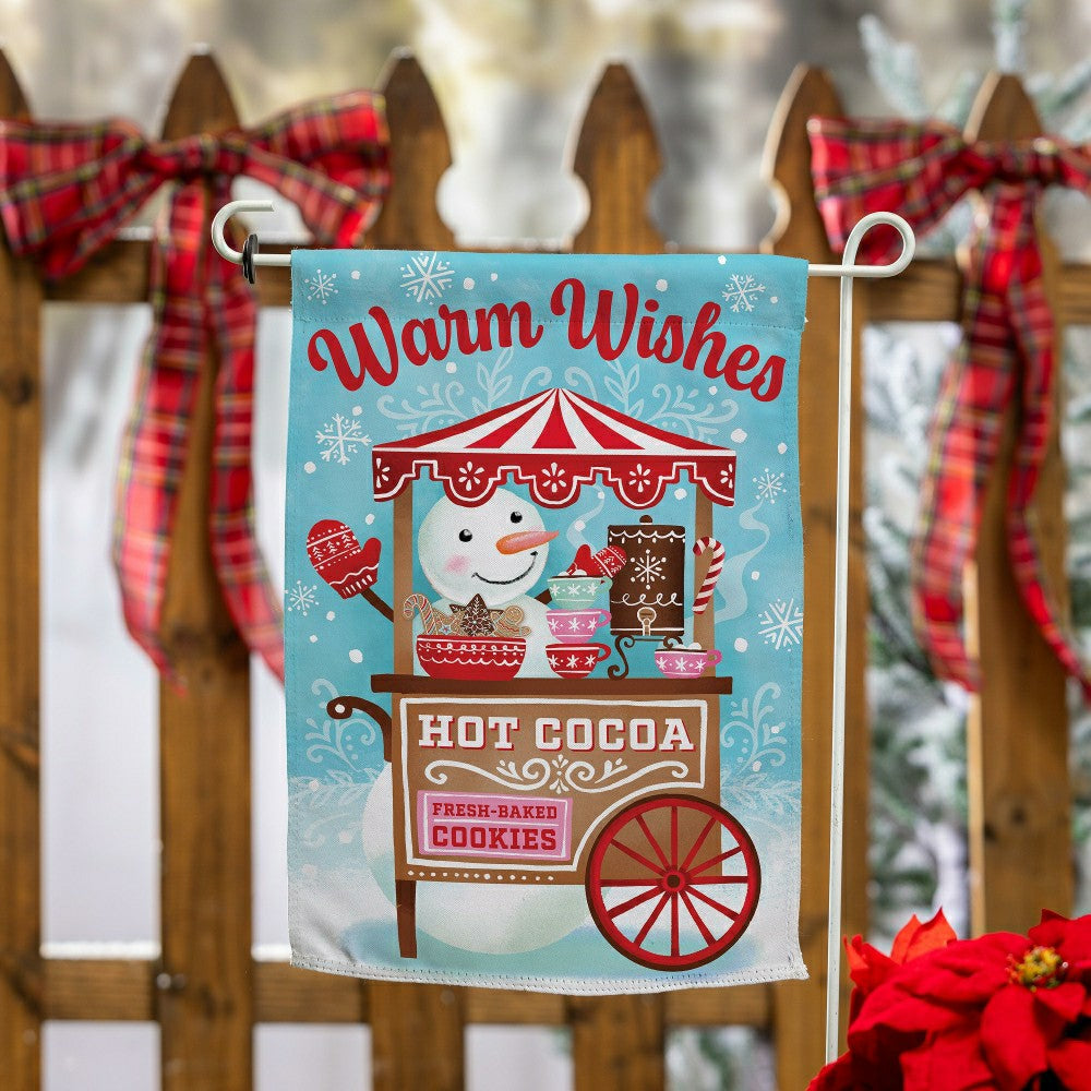 Plow & Hearth Baking Spirits Bright Suede Garden Flag