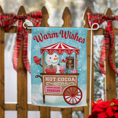 Plow & Hearth Baking Spirits Bright Suede Garden Flag