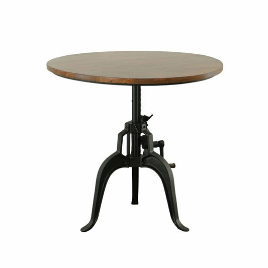 Plow & Hearth Bentley Adjustable Crank Table, Chestnut