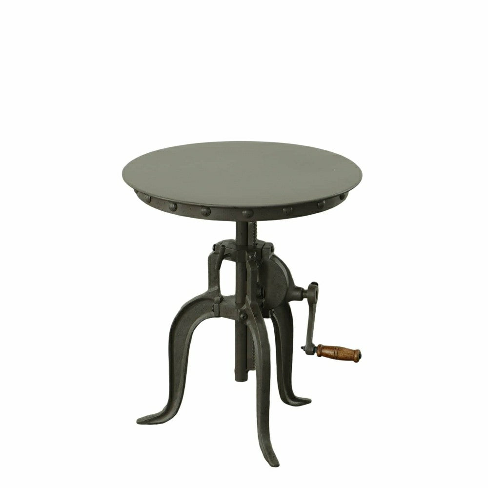 Plow & Hearth Regan Adjustable Accent Table, Industrial