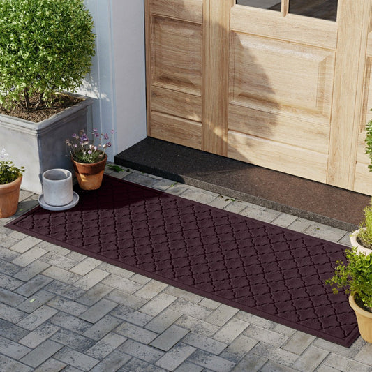 Plow & Hearth WaterHog® Indoor/Outdoor Geometric Doormat, 3' x 7'
