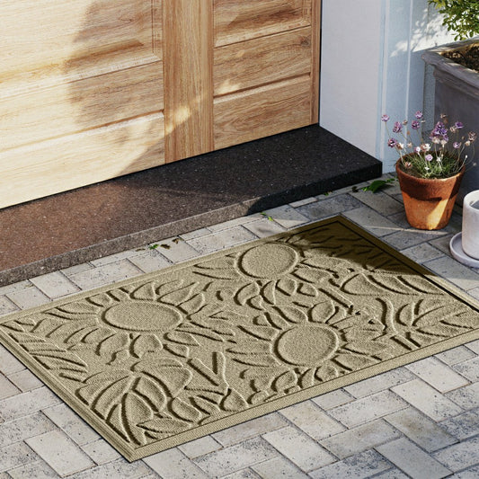 Plow & Hearth Sunshine Day Indoor/Outdoor Door Mat, 2'x3'