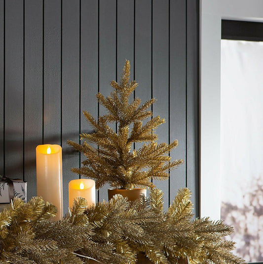 Plow & Hearth Newport Indoor/Outdoor Glitter Garland