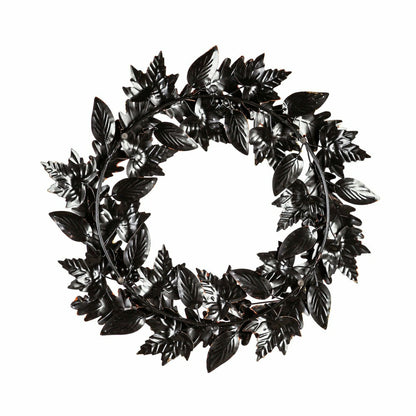 Plow & Hearth Metal Wall Décor Leaves Wreath