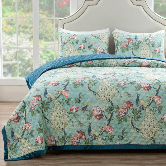 Plow & Hearth Martina Quilted Bedding Set, Twin