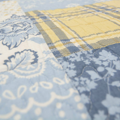 Plow & Hearth Spring Flowers Quilt Set
