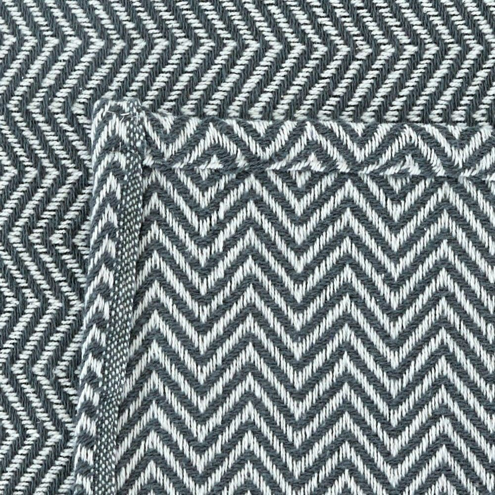 Plow & Hearth Herringbone Cotton Blanket