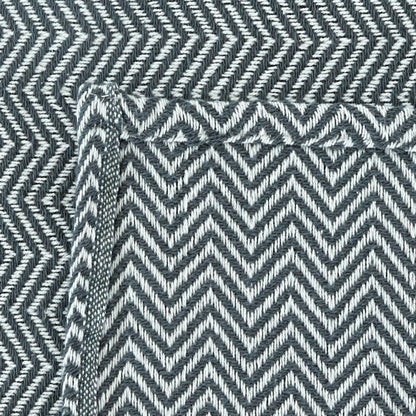 Plow & Hearth Herringbone Cotton Blanket