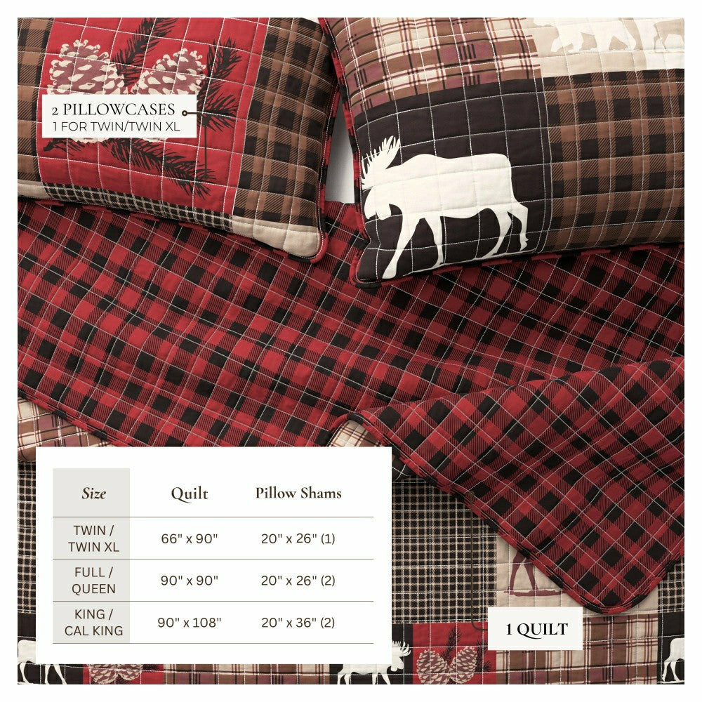Plow & Hearth Rustic Landscape Quilt Set