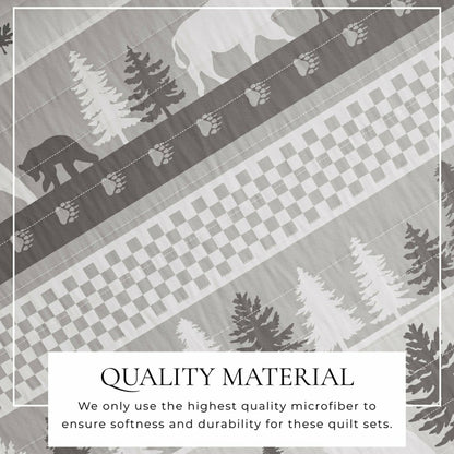 Plow & Hearth Rustic Landscape Quilt Set