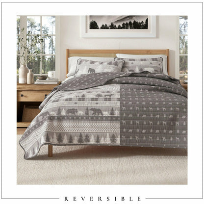 Plow & Hearth Rustic Landscape Quilt Set