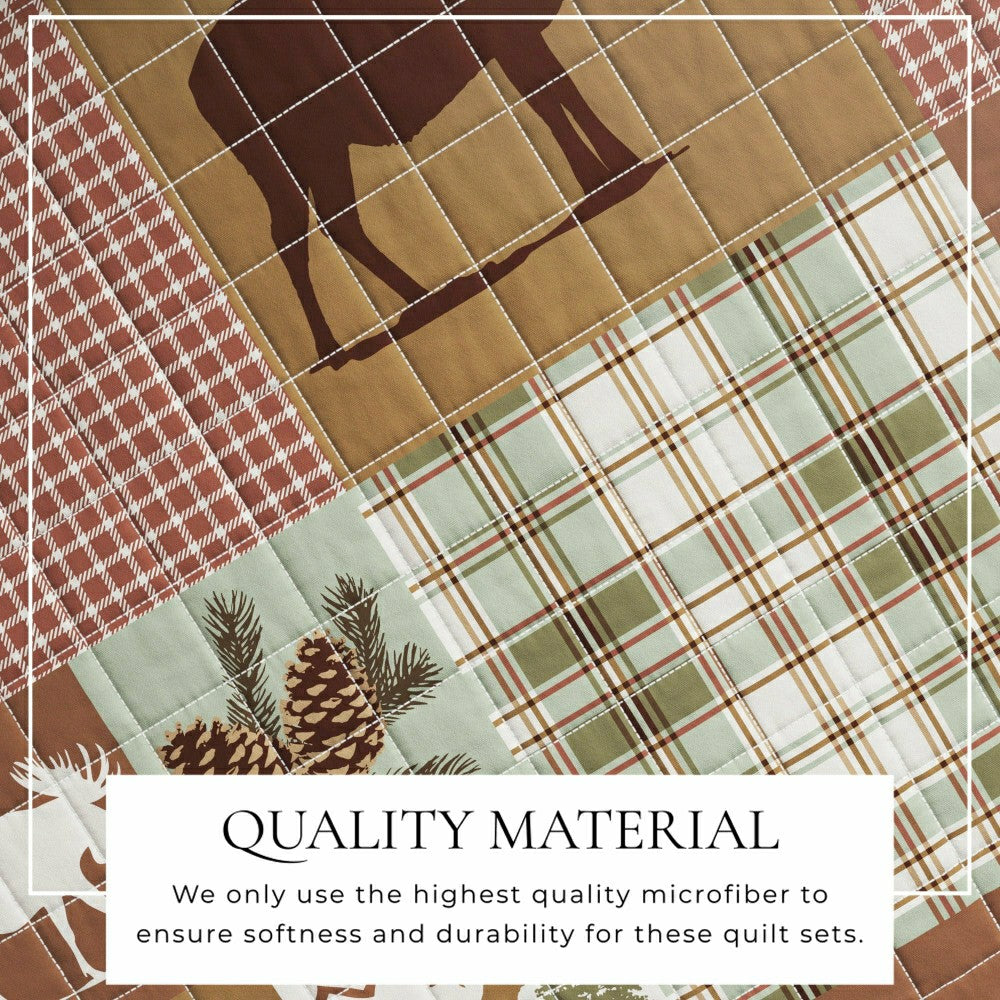 Plow & Hearth Rustic Landscape Quilt Set