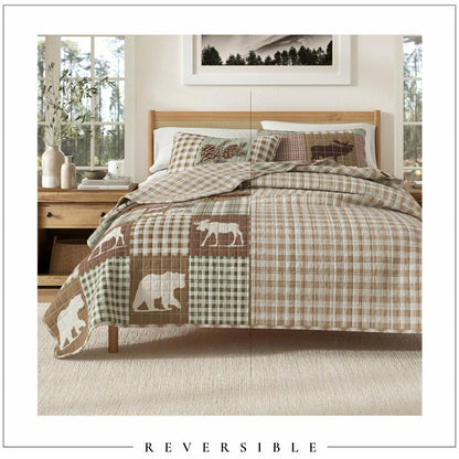 Plow & Hearth Rustic Landscape Quilt Set