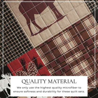 Plow & Hearth Rustic Landscape Quilt Set