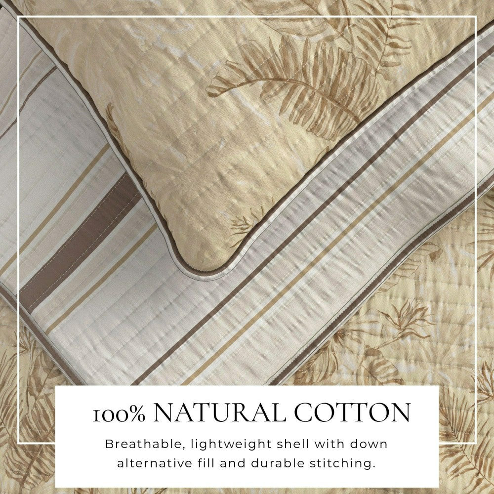 Plow & Hearth Mendocino Floral Printed Cotton Quilt Set