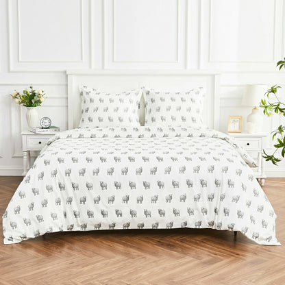 Plow & Hearth Sheep Printed Duvet Set