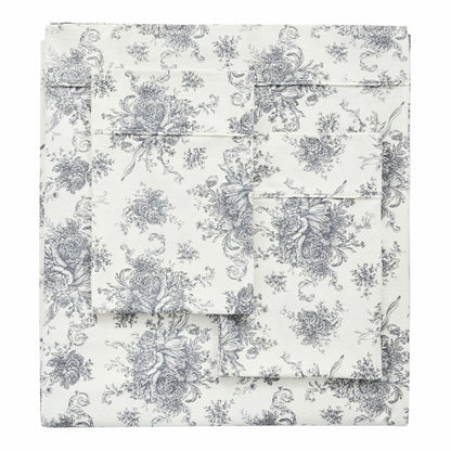 Plow & Hearth Petit Toile Flannel Sheet Sets