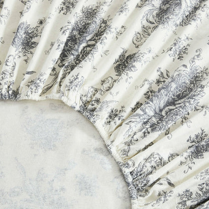 Plow & Hearth Petit Toile Flannel Sheet Sets