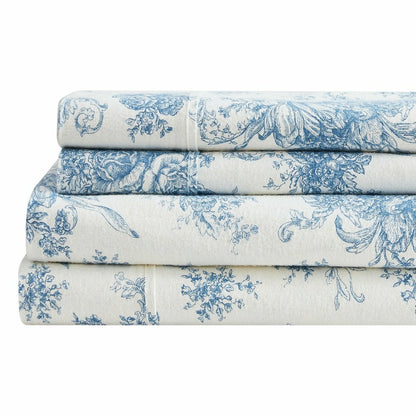Plow & Hearth Petit Toile Flannel Sheet Sets