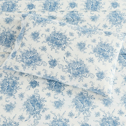 Plow & Hearth Petit Toile Flannel Sheet Sets