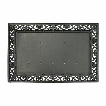 Plow & Hearth Swirl Coir Mat Tray