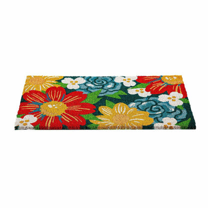Plow & Hearth Big Bold Florals Coir Mat
