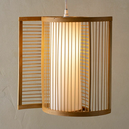 Plow & Hearth Bamboo Hanging Light
