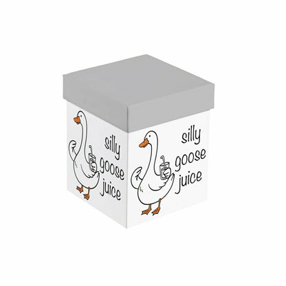 Plow & Hearth Just for Laughs Wine Glass Stemless, "Silly Goose Juice", 17oz, Gift B