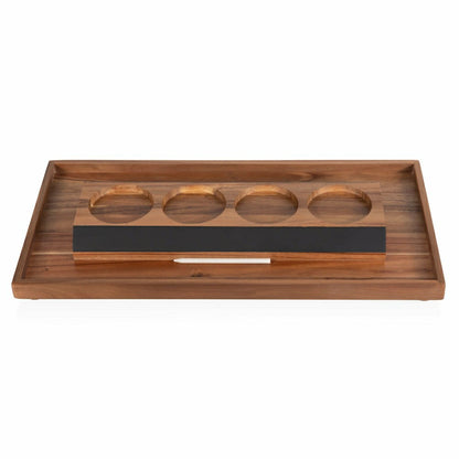 Plow & Hearth Cava Wine Tasting Kit with 4 Glass Carafes