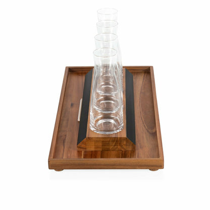 Plow & Hearth Cava Wine Tasting Kit with 4 Glass Carafes