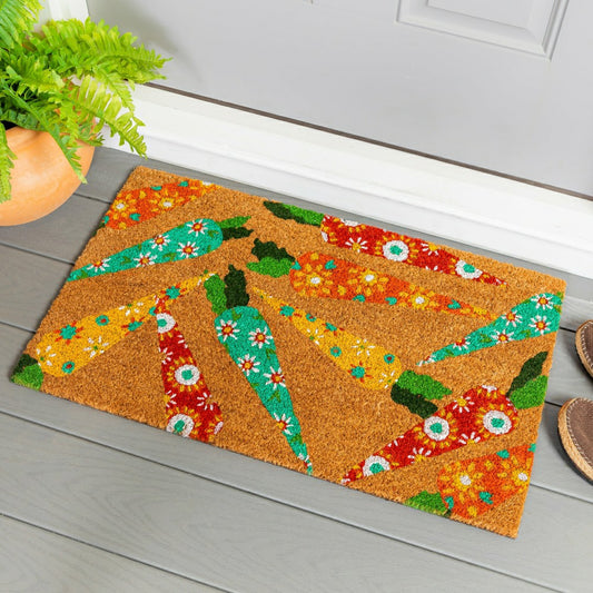 Plow & Hearth Bunny Bait Bunch Coir Mat