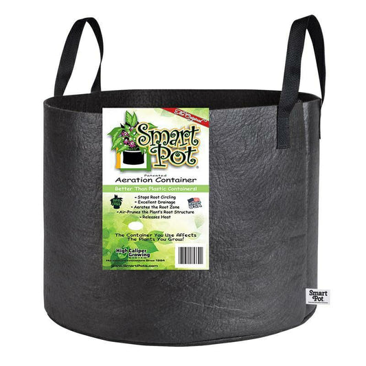 Plow & Hearth Smart Pot with Handles- Black (30 Gal)
