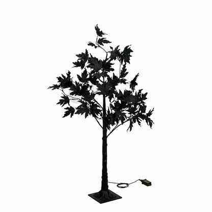 Plow & Hearth Halloween Maple Indoor/Outdoor LED Color Changing Tree, 43"H