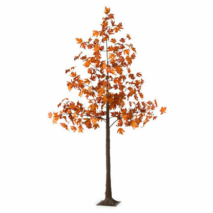 Plow & Hearth Indoor/Outdoor Electric Lighted Maple Tree, 8'H with 168 Lights