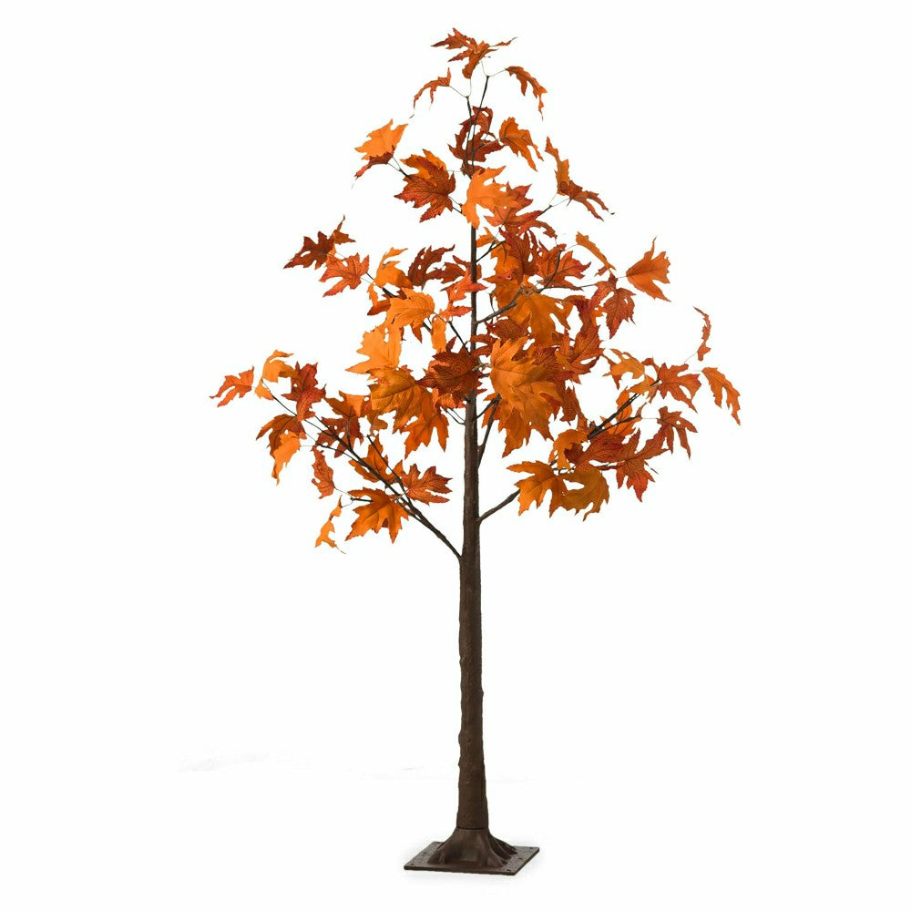 Plow & Hearth Indoor/Outdoor LED Maple Lighted Tree with 48Lights, 4'H