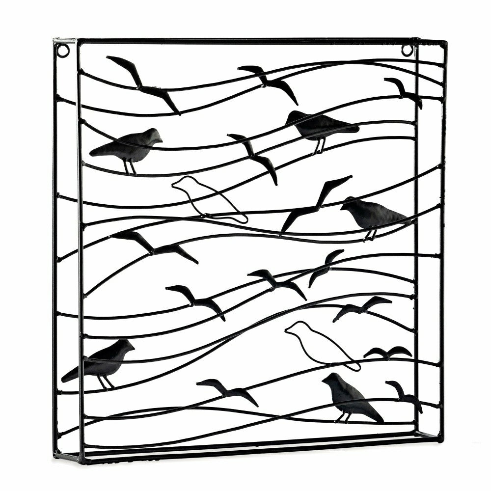 Plow & Hearth Handcrafted Metal Raven Wall Art