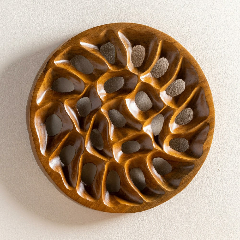 Plow & Hearth Teak Wall Décor