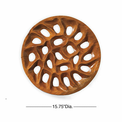 Plow & Hearth Teak Wall Décor