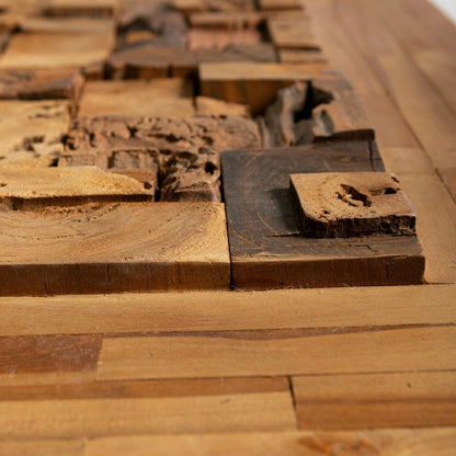Plow & Hearth Javanese Wood Block Wall Art